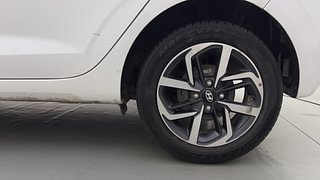Used 2022 Hyundai Grand i10 Nios Asta AMT 1.2 Kappa VTVT Petrol Automatic tyres LEFT REAR TYRE RIM VIEW