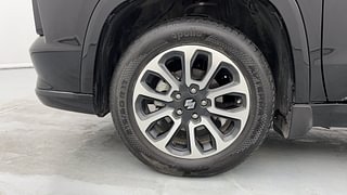 Used 2024 Maruti Suzuki Grand Vitara Alpha Plus Intelligent Hybrid eCVT Hybrid Automatic tyres LEFT FRONT TYRE RIM VIEW