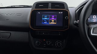 Used 2022 Renault Kwid CLIMBER 1.0 AMT Opt Petrol Automatic interior MUSIC SYSTEM & AC CONTROL VIEW