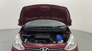 Used 2014 Hyundai Grand i10 [2013-2017] Sportz 1.2 Kappa VTVT Petrol Manual engine ENGINE & BONNET OPEN FRONT VIEW