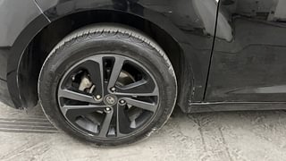 Used 2023 Tata Altroz XZA+ Dark Edition Petrol Automatic tyres LEFT FRONT TYRE RIM VIEW