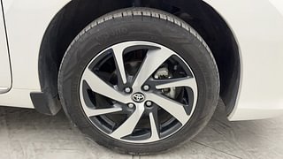 Used 2024 Toyota Glanza V AMT Petrol Automatic tyres RIGHT FRONT TYRE RIM VIEW
