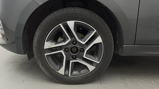 Used 2022 Tata Tiago XZA+ AMT Petrol Automatic tyres LEFT FRONT TYRE RIM VIEW