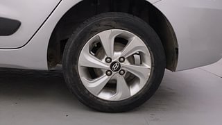 Used 2017 Hyundai Xcent [2017-2019] SX Petrol Petrol Manual tyres LEFT REAR TYRE RIM VIEW