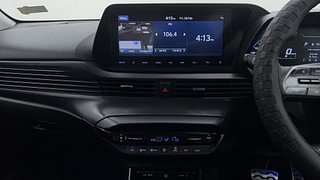 Used 2020 Hyundai New i20 Asta (O) 1.0 Turbo DCT Petrol Automatic interior MUSIC SYSTEM & AC CONTROL VIEW