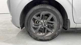 Used 2019 Hyundai Grand i10 Nios Sportz AMT 1.2 Kappa VTVT Petrol Automatic tyres LEFT FRONT TYRE RIM VIEW
