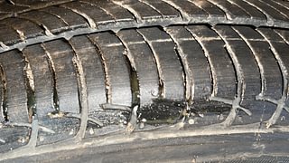 Used 2021 Maruti Suzuki Wagon R 1.0 [2019-2022] VXI Petrol Manual tyres RIGHT REAR TYRE TREAD VIEW