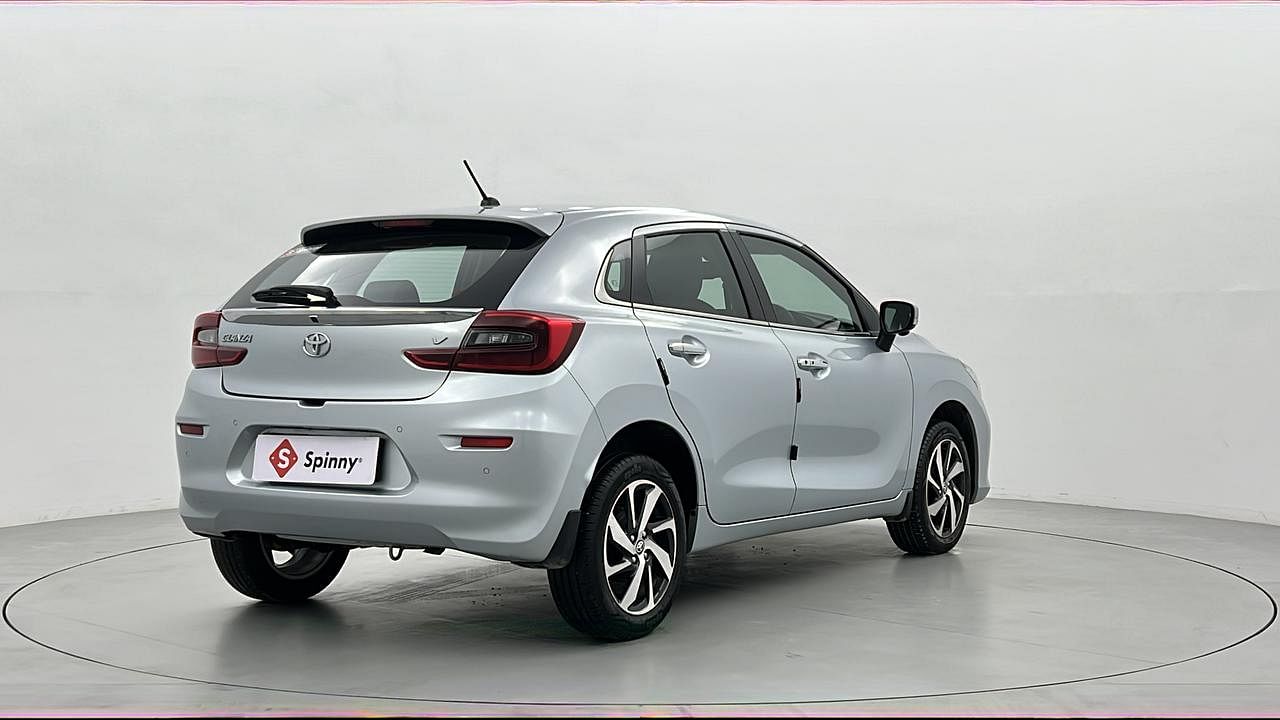 New Toyota Glanza exterior RIGHT REAR CORNER VIEW