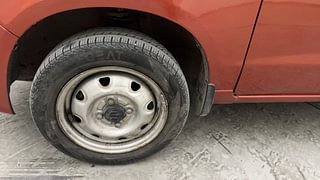 Used 2012 Maruti Suzuki Alto K10 [2010-2014] LXi Petrol Manual tyres LEFT FRONT TYRE RIM VIEW