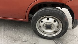 Used 2012 Maruti Suzuki Alto K10 [2010-2014] LXi Petrol Manual tyres LEFT REAR TYRE RIM VIEW