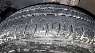 Used 2016 Mahindra KUV100 [2015-2017] K6 6 STR Petrol Manual tyres LEFT FRONT TYRE TREAD VIEW