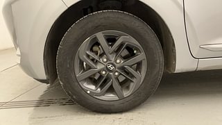 Used 2021 Hyundai Grand i10 Nios Sportz 1.2 Kappa VTVT CNG Petrol+cng Manual tyres LEFT FRONT TYRE RIM VIEW