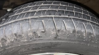 Used 2023 Maruti Suzuki XL6 Alpha MT Petrol Petrol Manual tyres LEFT FRONT TYRE TREAD VIEW