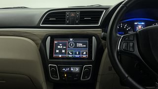 Used 2022 Maruti Suzuki Ciaz Alpha AT Petrol Petrol Automatic interior MUSIC SYSTEM & AC CONTROL VIEW