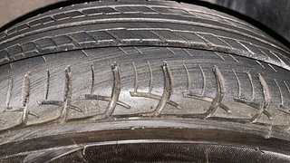 Used 2018 Volkswagen Ameo [2016-2020] Trendline 1.5L (D) Diesel Manual tyres RIGHT FRONT TYRE TREAD VIEW