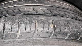 Used 2018 Volkswagen Ameo [2016-2020] Trendline 1.5L (D) Diesel Manual tyres LEFT REAR TYRE TREAD VIEW