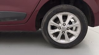 Used 2015 Hyundai Grand i10 [2013-2017] Asta AT 1.2 Kappa VTVT Petrol Automatic tyres LEFT REAR TYRE RIM VIEW