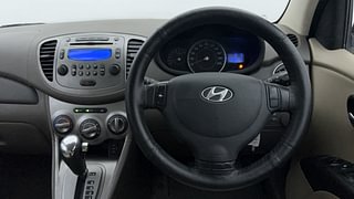 Used 2013 Hyundai i10 [2010-2016] Asta AT with Sunroof Petrol Petrol Automatic interior STEERING VIEW