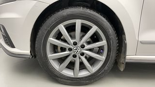 Used 2020 volkswagen Vento Highline Plus 1.0L TSI Petrol AT Petrol Automatic tyres LEFT FRONT TYRE RIM VIEW