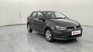 Used 2019 Volkswagen Ameo [2016-2020] 1.0 Comfortline Petrol Petrol Manual exterior RIGHT FRONT CORNER VIEW