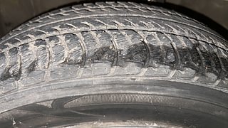 Used 2014 Maruti Suzuki Celerio VXI AMT Petrol Automatic tyres LEFT FRONT TYRE TREAD VIEW
