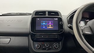 Used 2021 Renault Kwid 1.0L RXT(O) AMT Petrol Automatic interior MUSIC SYSTEM & AC CONTROL VIEW