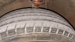 Used 2015 Maruti Suzuki Alto K10 [2014-2019] VXi Petrol Manual tyres LEFT FRONT TYRE TREAD VIEW