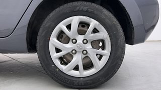 Used 2018 Hyundai Grand i10 [2017-2020] Magna 1.2 Kappa VTVT Petrol Manual tyres LEFT REAR TYRE RIM VIEW