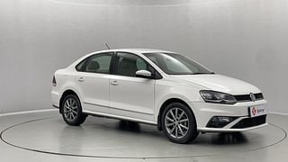 Used 2020 volkswagen Vento Highline Plus 1.0L TSI Petrol AT Petrol Automatic exterior RIGHT FRONT CORNER VIEW