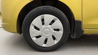 Used 2015 Maruti Suzuki Celerio VXI AMT Petrol Automatic tyres LEFT FRONT TYRE RIM VIEW