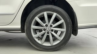 Used 2022 volkswagen Vento Highline Plus 1.0L TSI Petrol AT Petrol Automatic tyres LEFT REAR TYRE RIM VIEW