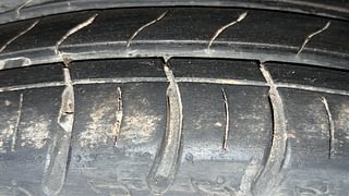 Used 2022 Skoda Kushaq Style 1.0L TSI MT Petrol Manual tyres LEFT REAR TYRE TREAD VIEW