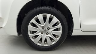Used 2015 Maruti Suzuki Baleno [2015-2019] Alpha Petrol Petrol Manual tyres LEFT FRONT TYRE RIM VIEW