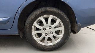Used 2014 Honda Amaze [2013-2016] 1.2 VX i-VTEC Petrol Manual tyres LEFT REAR TYRE RIM VIEW