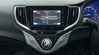 Used 2015 Maruti Suzuki Baleno [2015-2019] Alpha Petrol Petrol Manual interior MUSIC SYSTEM & AC CONTROL VIEW