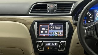 Used 2021 Maruti Suzuki Ciaz Alpha Petrol Petrol Manual interior MUSIC SYSTEM & AC CONTROL VIEW