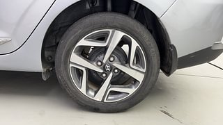 Used 2020 Hyundai Aura SX 1.2 (O) Petrol Petrol Manual tyres LEFT REAR TYRE RIM VIEW