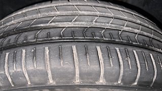 Used 2021 Tata Punch Creative iRA Pack AMT Dual Tone Petrol Automatic tyres LEFT FRONT TYRE TREAD VIEW
