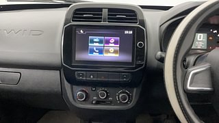 Used 2020 Renault Kwid 1.0 RXT AMT SCE Petrol Automatic interior MUSIC SYSTEM & AC CONTROL VIEW