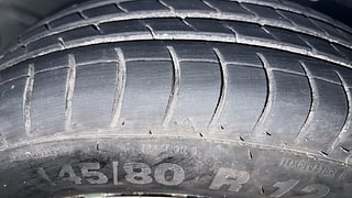Used 2018 Hyundai Eon [2011-2018] Era + (O) Petrol Manual tyres LEFT FRONT TYRE TREAD VIEW