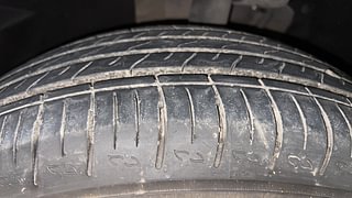 Used 2022 Mahindra XUV700 AX 5 Petrol MT 7 STR Petrol Manual tyres LEFT FRONT TYRE TREAD VIEW