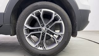 Used 2022 Skoda Kushaq Style 1.0L TSI MT Petrol Manual tyres LEFT REAR TYRE RIM VIEW