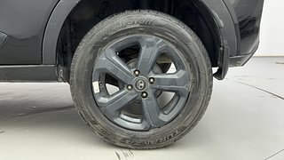 Used 2023 tata Nexon XZA+  1.2l LUXS Dark Edition Petrol AT Petrol Automatic tyres LEFT REAR TYRE RIM VIEW