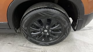 Used 2021 Maruti Suzuki Vitara Brezza [2020-2022] ZXI AT Petrol Automatic tyres LEFT REAR TYRE RIM VIEW