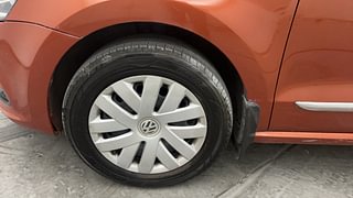 Used 2016 Volkswagen Polo [2015-2019] Comfortline 1.2L (P) Petrol Manual tyres LEFT FRONT TYRE RIM VIEW