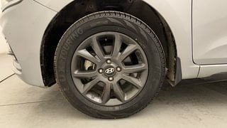 Used 2020 Hyundai Elite i20 [2018-2020] Sportz Plus 1.2 Petrol Manual tyres LEFT FRONT TYRE RIM VIEW