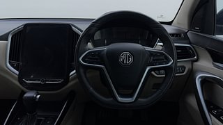 Used 2021 mg-motors Hector 1.5 Sharp Petrol Turbo DCT dual tone Petrol Automatic interior STEERING VIEW