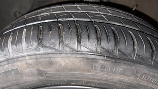 Used 2022 Hyundai Grand i10 Nios Sportz 1.2 Kappa VTVT CNG Petrol+cng Manual tyres LEFT FRONT TYRE TREAD VIEW