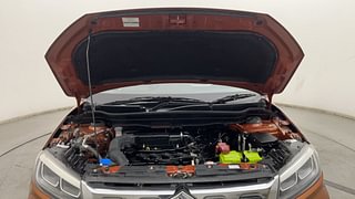Used 2021 Maruti Suzuki Vitara Brezza [2020-2022] ZXI AT Petrol Automatic engine ENGINE & BONNET OPEN FRONT VIEW