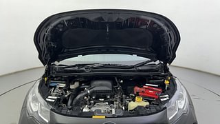 Used 2023 tata Nexon XZA+  1.2l LUXS Dark Edition Petrol AT Petrol Automatic engine ENGINE & BONNET OPEN FRONT VIEW